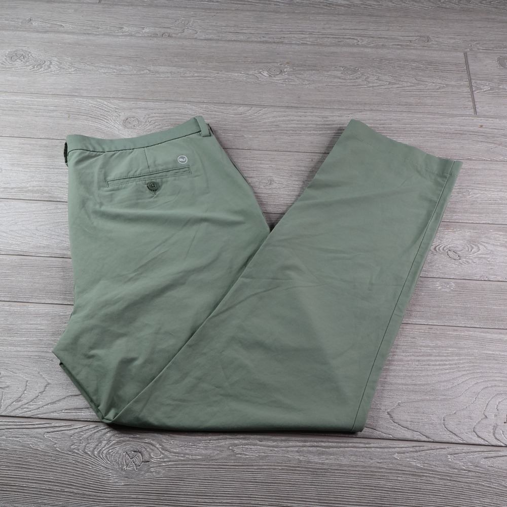 Vineyard Vines Lightweight On the Go Pants Men's 38x32 Green Golf Performance